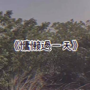 慵懶過一天