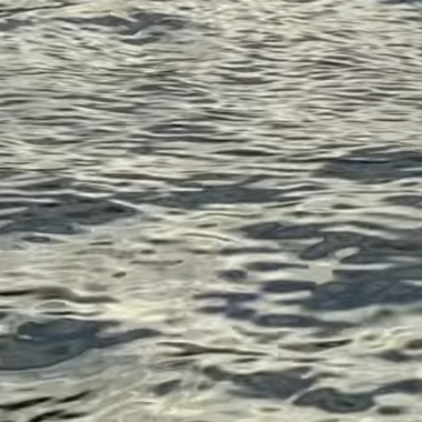 Sparkles on the river