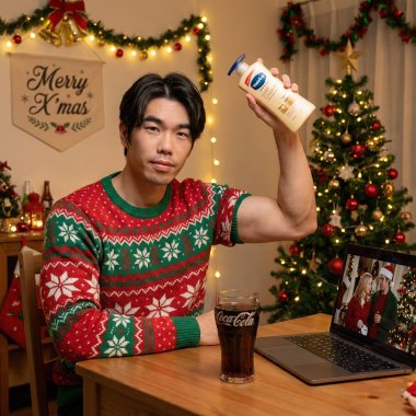 今年聖誕我還有左手陪伴