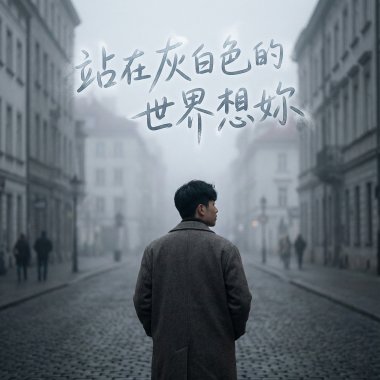 站在灰白色的世界想妳