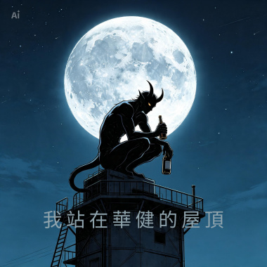 我站在華健的屋頂