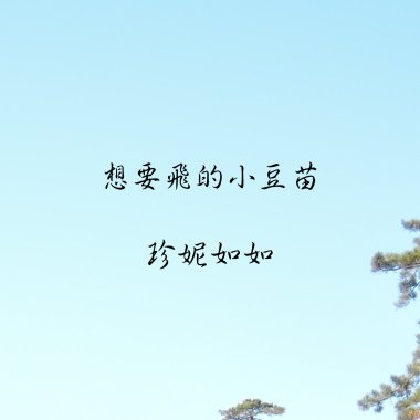 想要飛的小豆苗