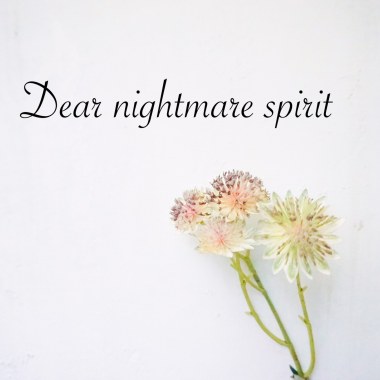 dear nightmare spirit