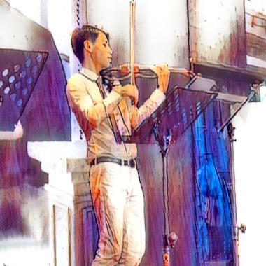 Showing violin solo