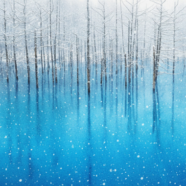 【讀書用】青い池畔的初雪-溫柔鋼琴樂｜環境音(1小時)