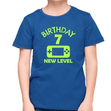 Kids Birthday Shirts: Make a Splash in Vibrant Blues
