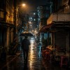 暗暝時陣的巷仔內