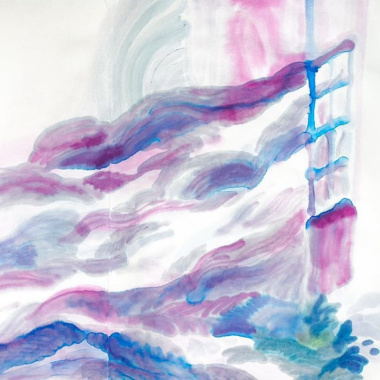 春意和煦的河床裡想著你