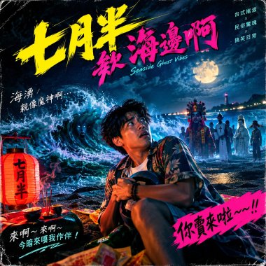 七月半的海邊（台語）