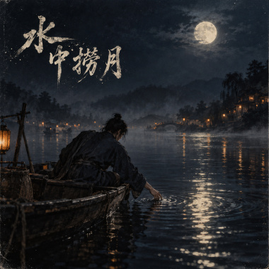 水中撈月