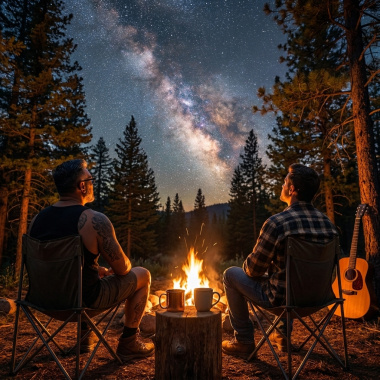 Milky Way Campfire