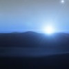 藍色夕陽 (Blue Sunset)