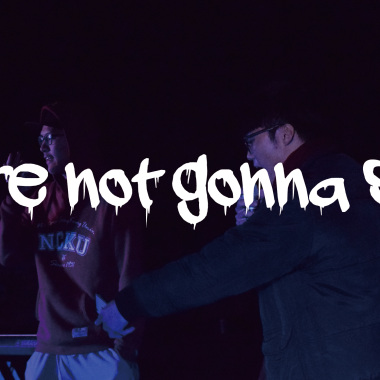 We're not gonna stop