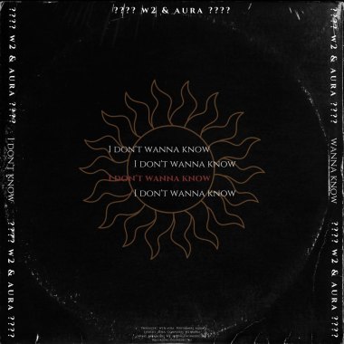 I don't wanna know (feat.W2)