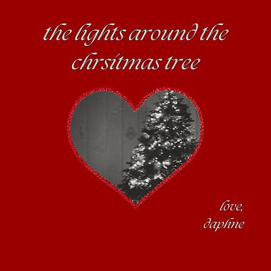 the lights around the christmas tree (demo)