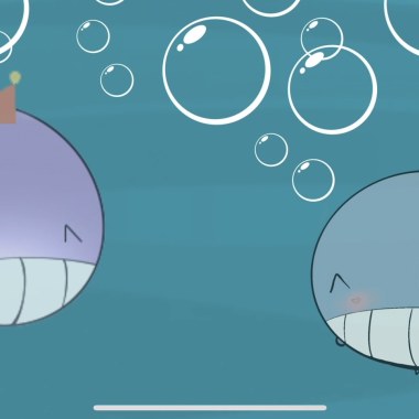 可愛鯨魚的心情 Cute Whale Mood