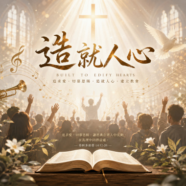 🎼【造就人心】（哥林多前書 14:1-19）~恩賜的目的，不是榮耀自己，而是建立彼此