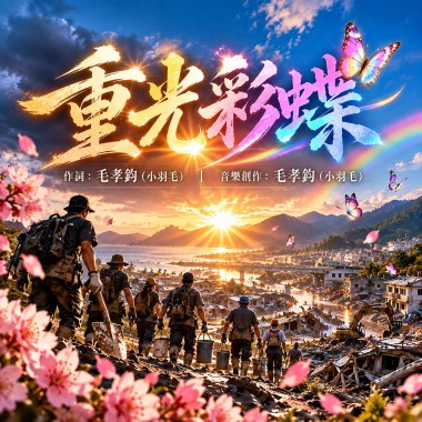 《重光彩蝶》｜泥濘深處，蓮花盛開；風雨過後，彩蝶歸來