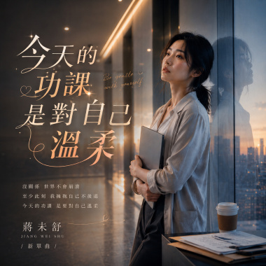 今天的功課是對自己溫柔