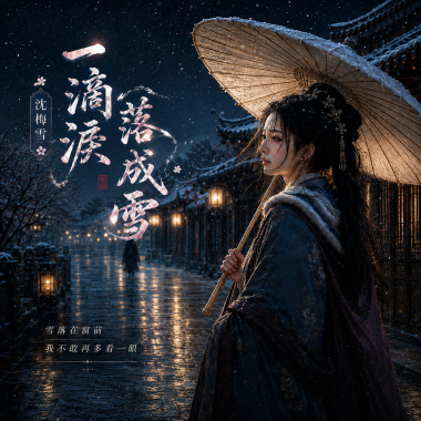 一滴淚落成雪