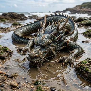 龍困淺灘遭蝦戲(女)