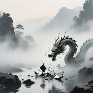 龍困淺灘遭蝦戲（男）