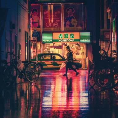 strolling at night