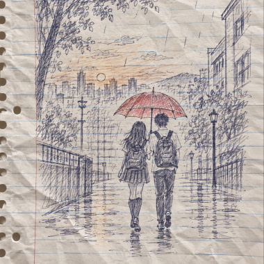 兩個人的雨傘