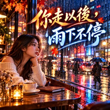 《你走以後 雨下不停》 |   YuE2 的第一首正式歌曲