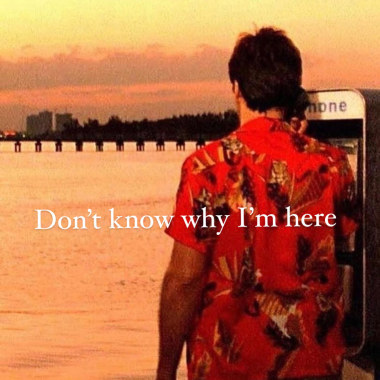 don't know why I'm here