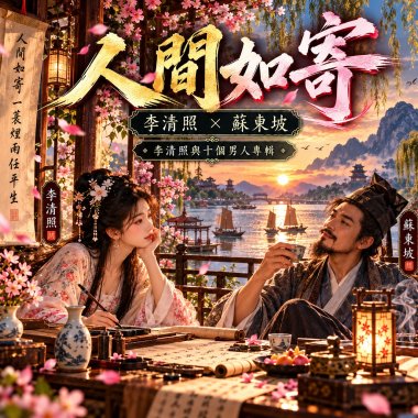 《人間如寄》 李清照x蘇東坡  |  李清照與十個男人專輯