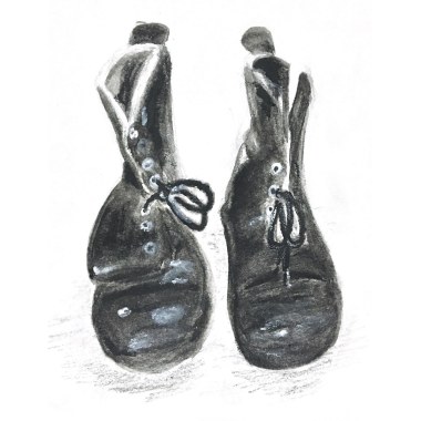 Shoes on, wind up and run.《鞋穿好，上發條，然後跑》