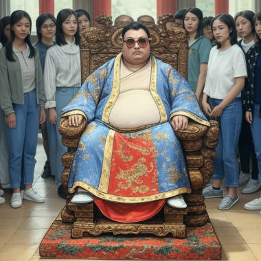 分組報告的學長Boss Around