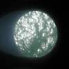 no, the moon. (over