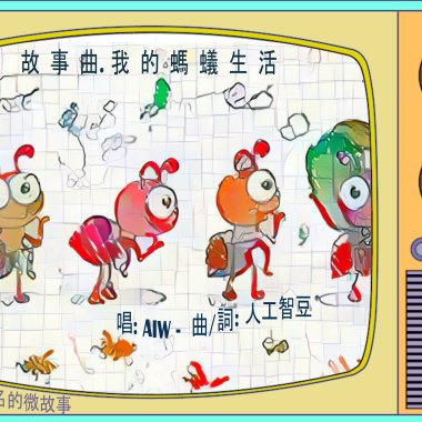 故事曲: 我的螞蟻生活 {唱:AIW-曲/詞:人工智豆}