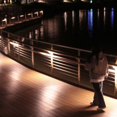 running in the dark