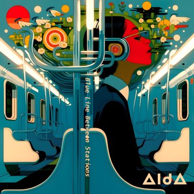 Blue Line Between Stations