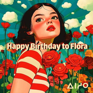 Happy Birthday to Flora
