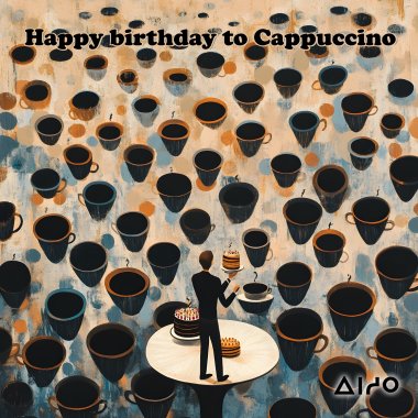 Happy birthday to Cappuccino (Nov 8)