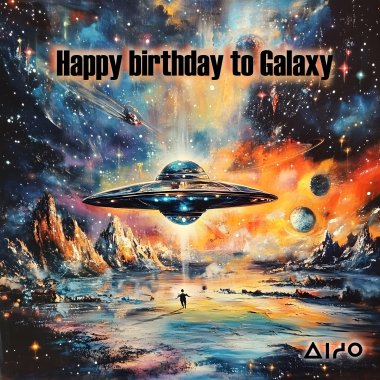 Happy birthday to Galaxy
