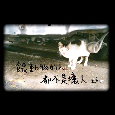 旁邊(餵動物的人都不是壞人)