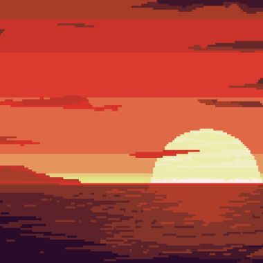 夕陽