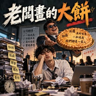 老闆畫的大餅