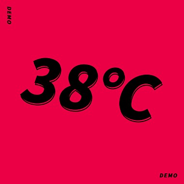 38℃（demo）