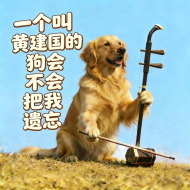 一个叫黄建国的狗会不会把我忘记
