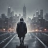 下雨天的街頭