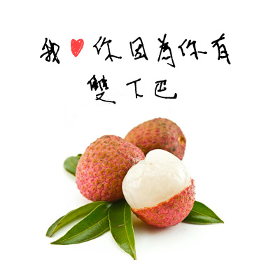 我愛你因為你有雙下巴