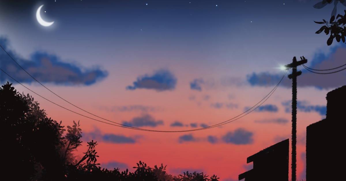 夏天的夜就輕輕地來了