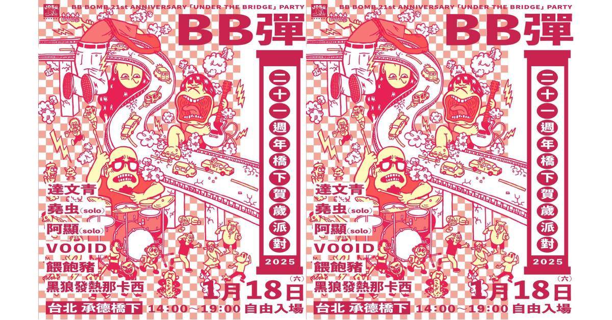 【 BB彈 21週年 橋下賀歲派對 】