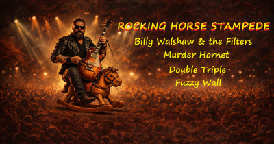 ROCKING HORSE STAMPEDE ft. Billy Walshaw & The Filters + Murder Hornet + Double Triple + Fuzzy Wall